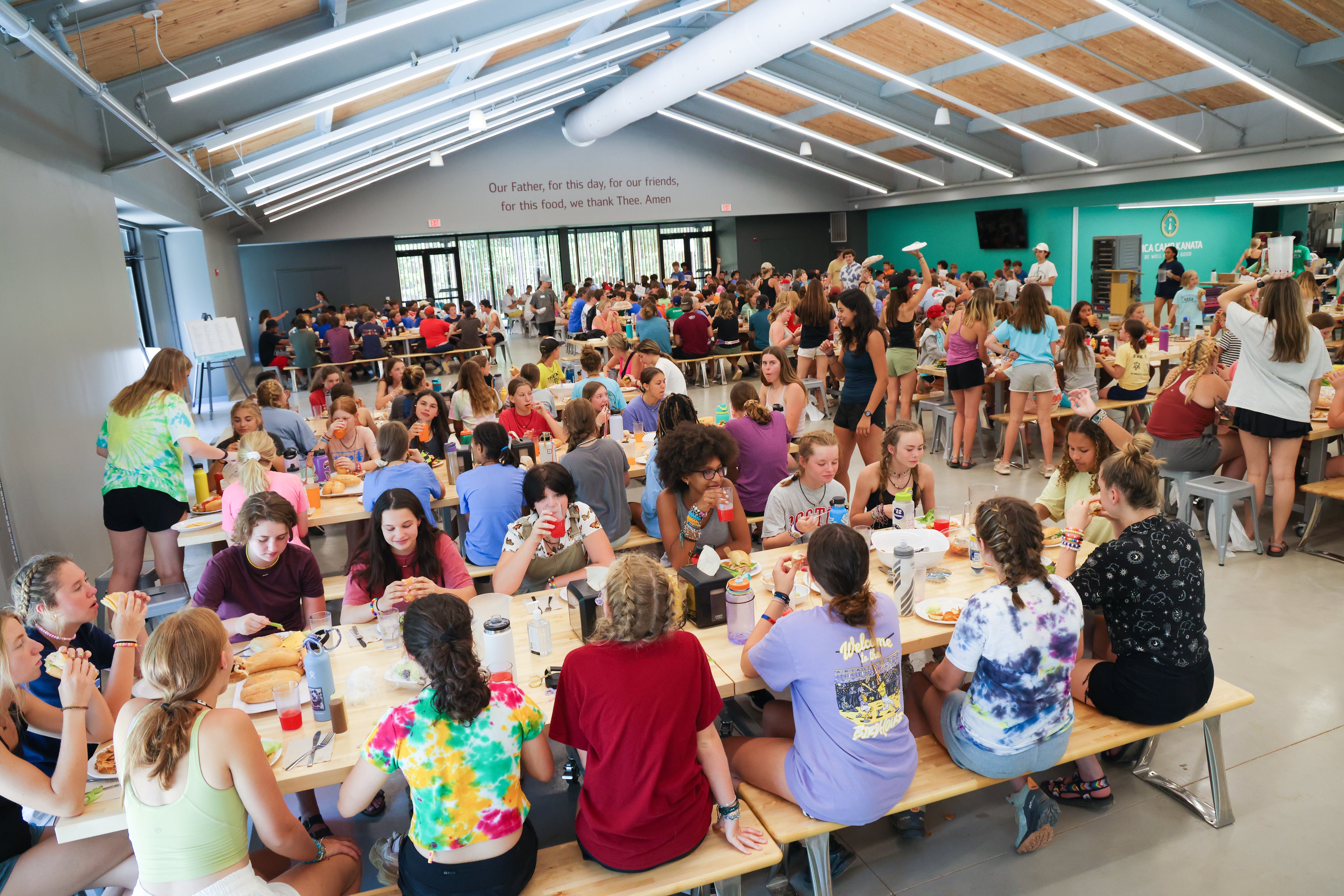 Meal Time is More than Meals at Camp Kanata Dining Camp Kanata
