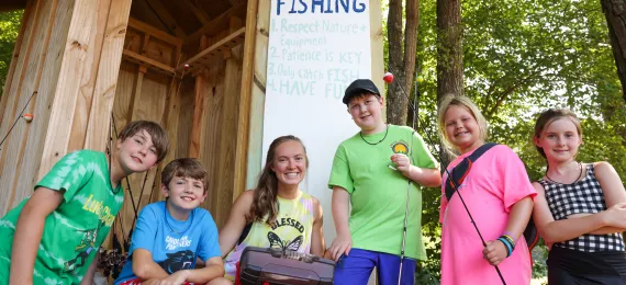 Fishing at Camp Kanata