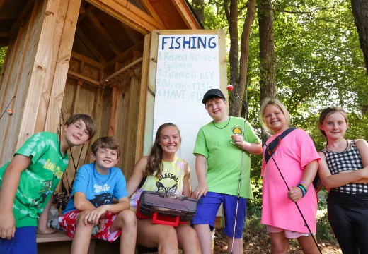 Fishing at Camp Kanata